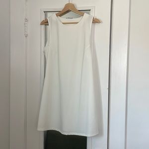White Zara shift dress